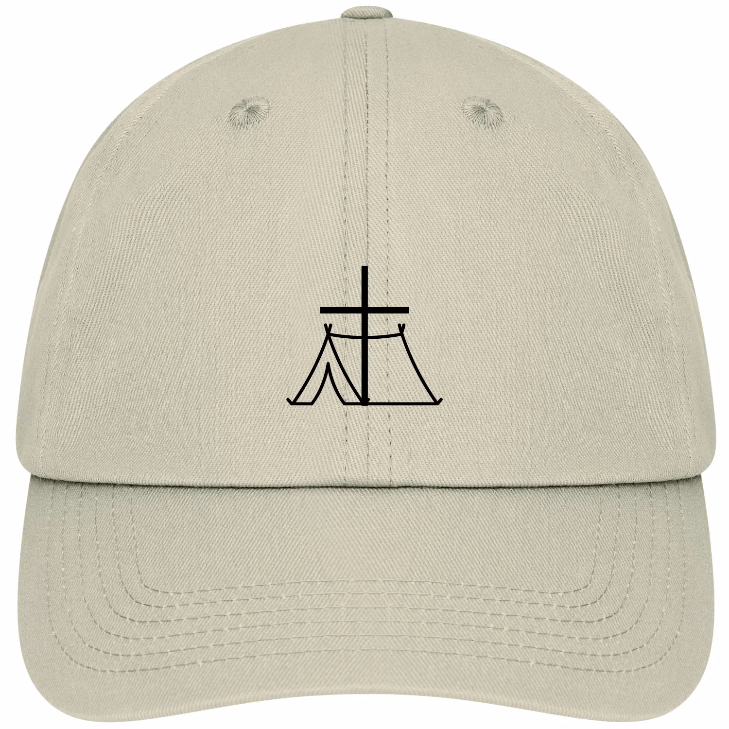 6 Panel Cap aus hochwertiger Bio-Baumwolle