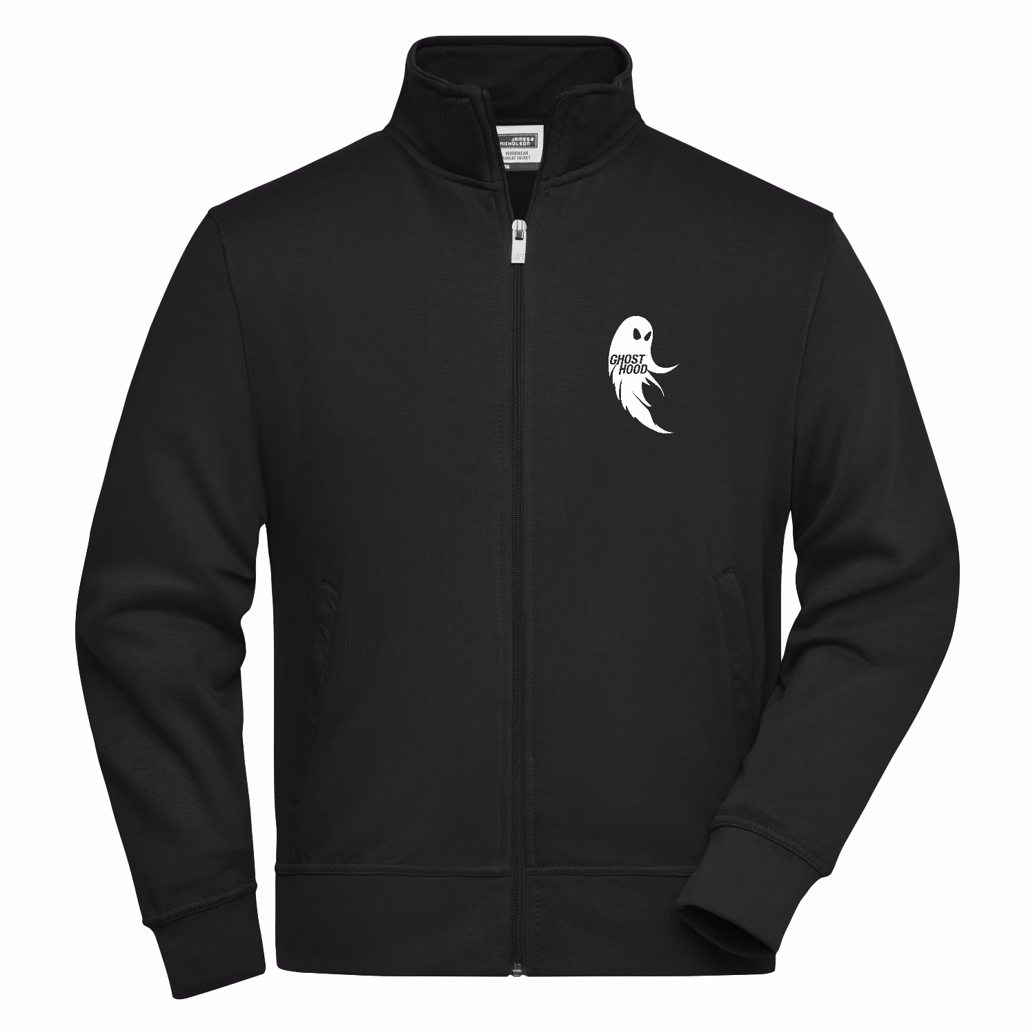 Sweatjacke mit Stehkragen